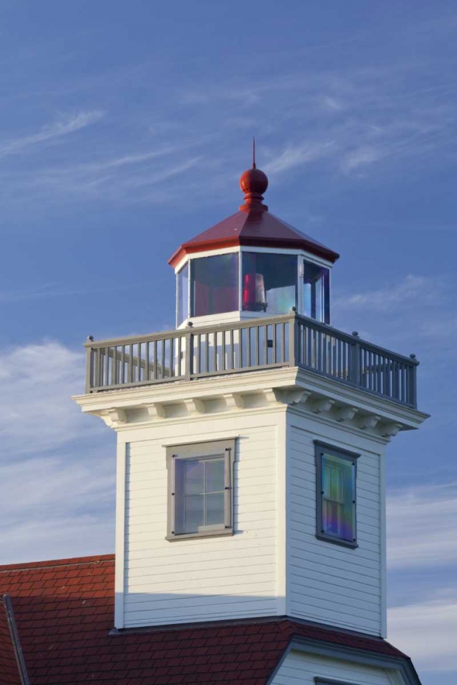 WA, San Juans Top of Patos Island Lighthouse